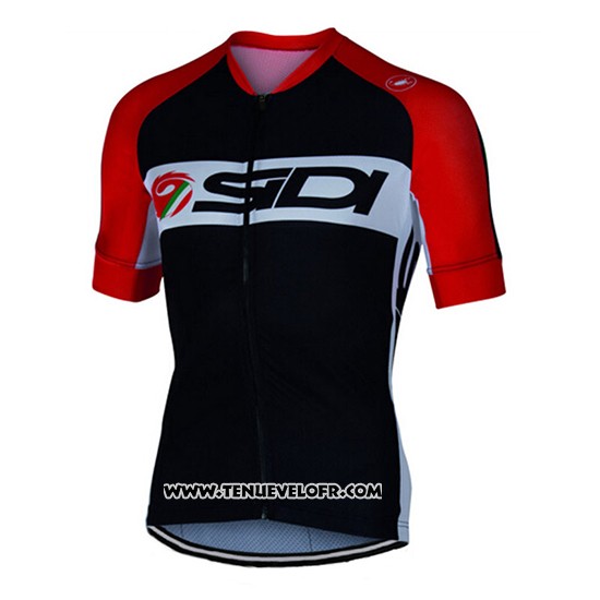 2017 Maillot Ciclismo Castelli SIDI Noir Manches Courtes et Cuissard